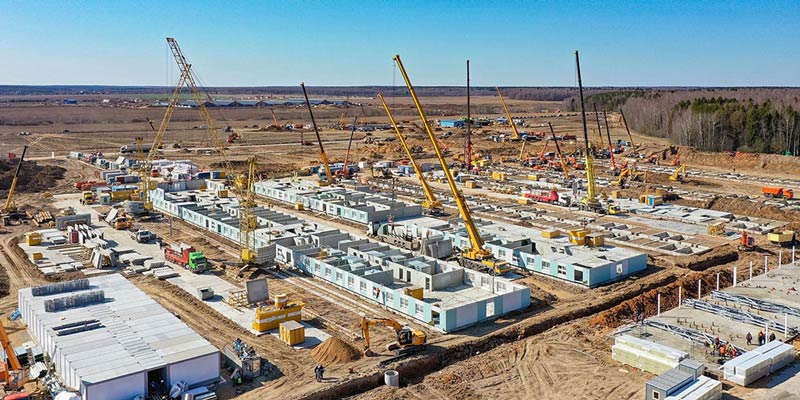 строительство больницы в Новой Москве